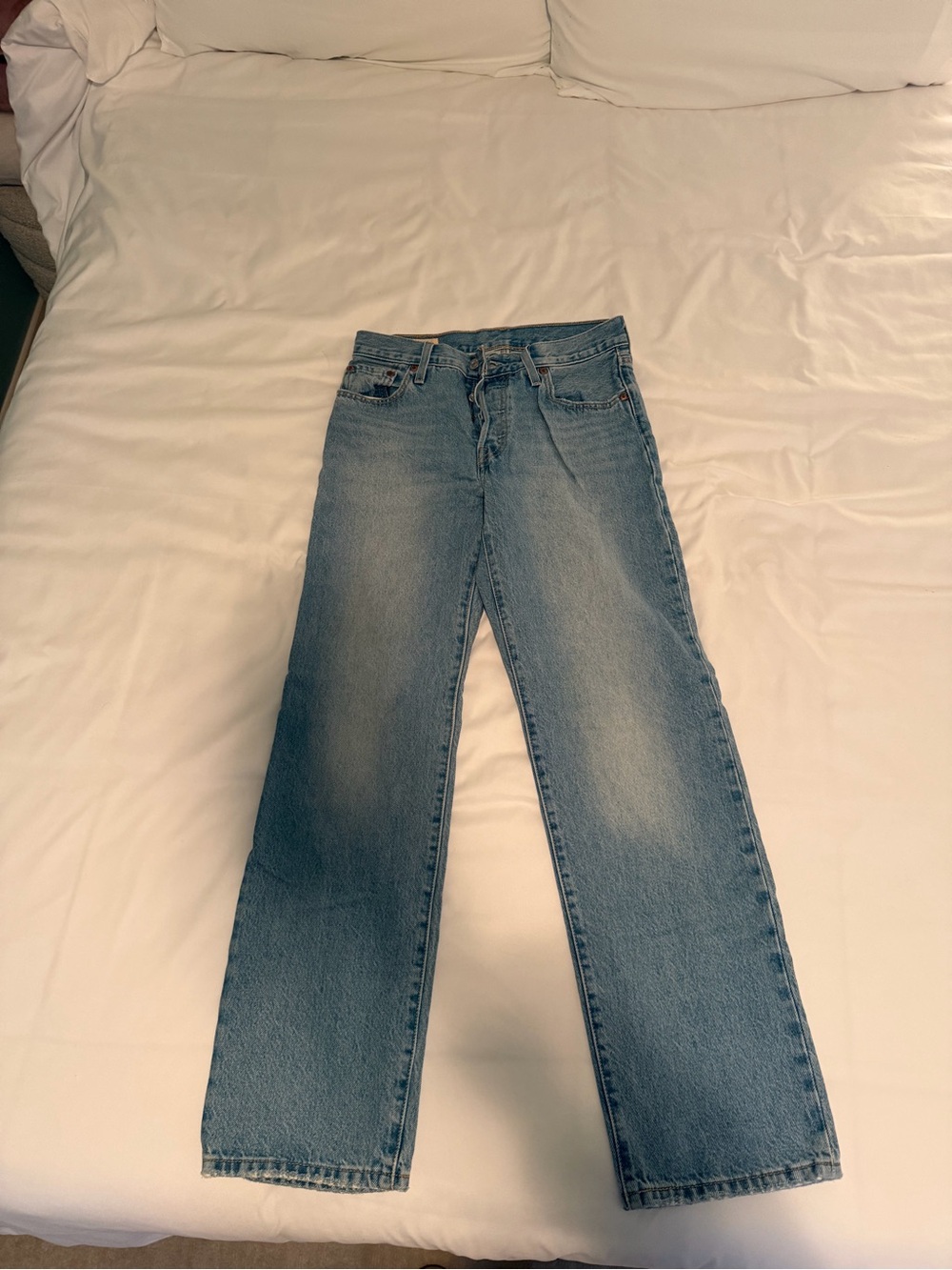 Levi's Light Blue Straight Leg Jeans